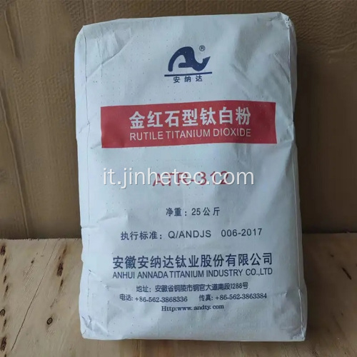 Rutile tio2 diossido di titanio atr-312 per plastica